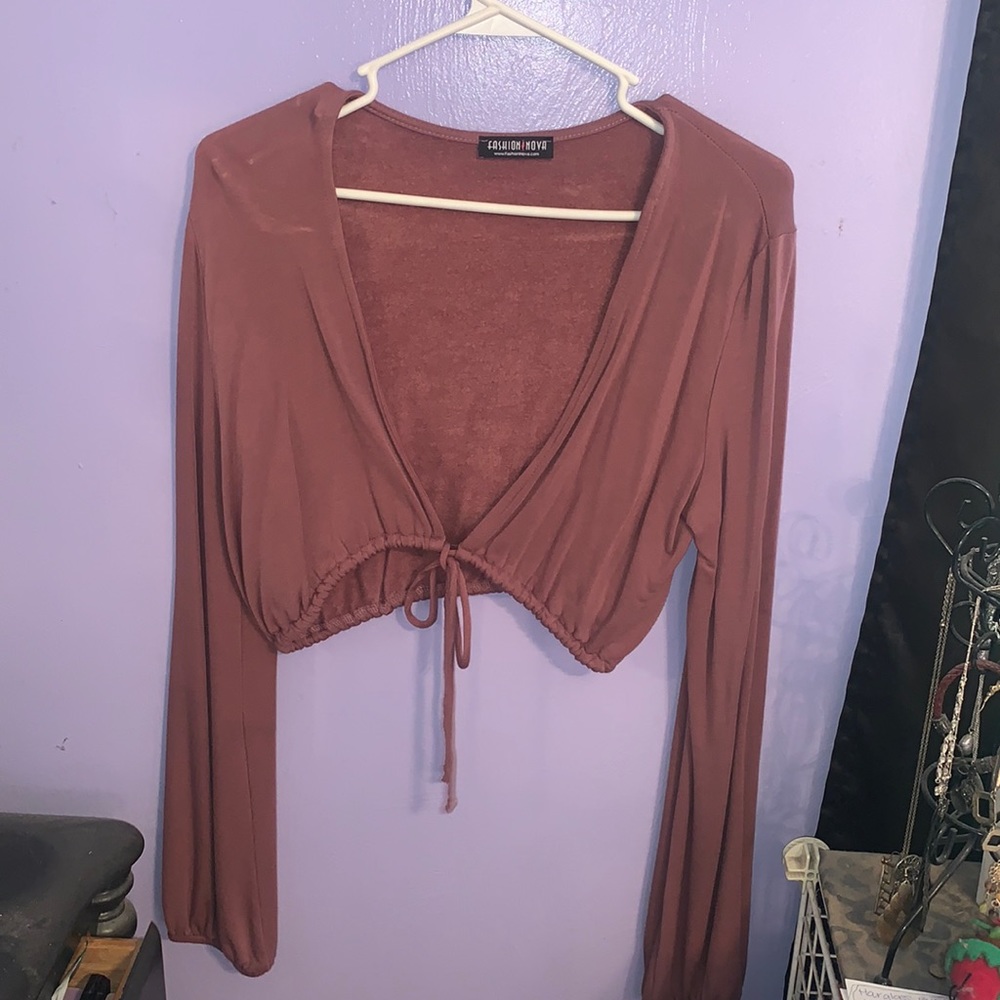 Tie crop top